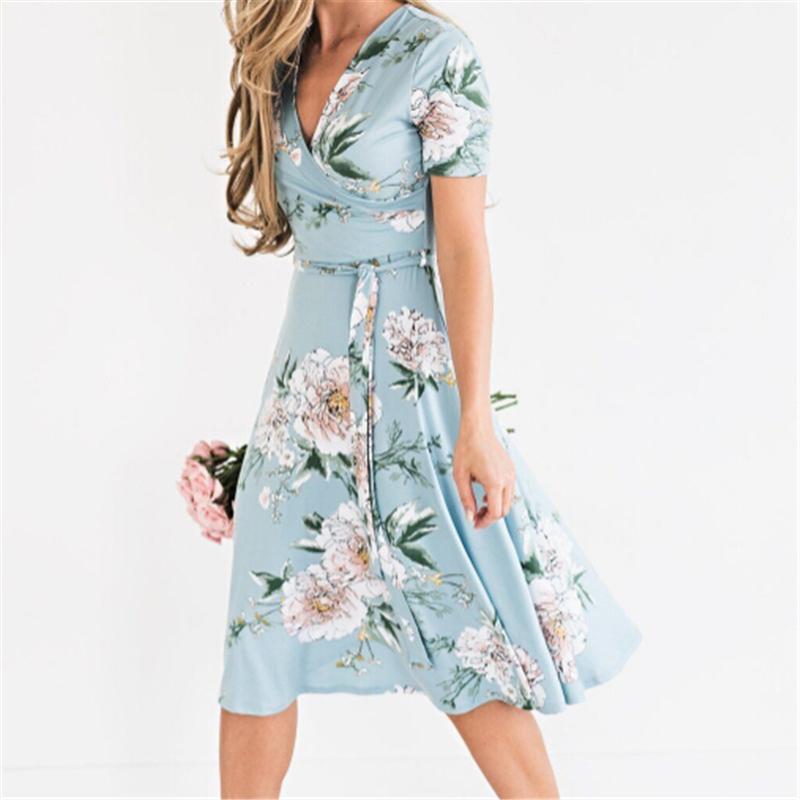 Casual Dresses Hirigin Sexy Women Floral Dress Summer Boho V Neck Evening Party Lace Up A Line Beach Sundress, White
Casual Dresses Hirigin Sexy Women Floral Dress Summer Boho V Neck Evening Party Lace Up A Line Beach Sundress, White