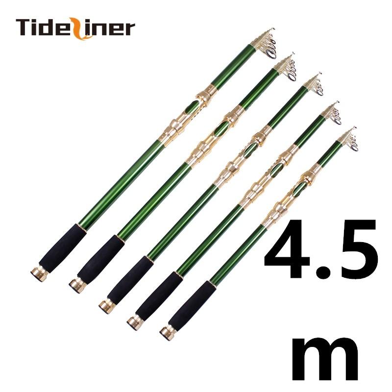 Boat Fishing Rods Tideliner Rod 2.4m 2.7m 3.0m 3.6m 4.5m Adjustable Carbon Fiber Spinning H Power Pole 20-120g
Boat Fishing Rods Tideliner Rod 2.4m 2.7m 3.0m 3.6m 4.5m Adjustable Carbon Fiber Spinning H Power Pole 20-120g