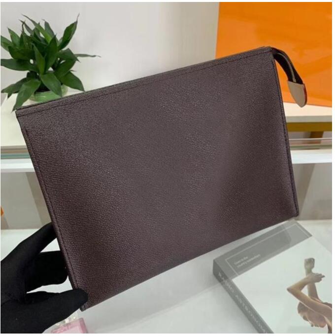 High Quality Hand clutch bag Travel Toiletry Pouch 26 cm Protection Makeup Women Leather Waterproof Cosmetic Bags With Dust Baggs 001, Coffee grid
High Quality Hand clutch bag Travel Toiletry Pouch 26 cm Protection Makeup Women Leather Waterproof Cosmetic Bags With Dust Baggs 001, Coffee grid