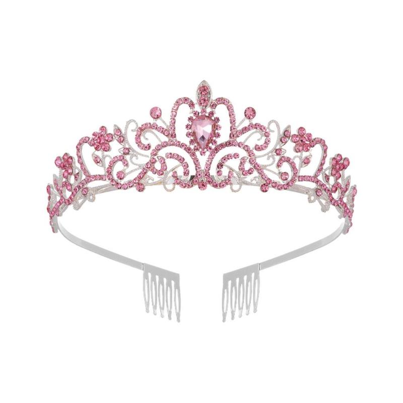 Hair Clips & Barrettes Headbands Tiara Crown Handmade Silver Crystal Tiara Crowns Shining Princess Crystal Accessories For Wedding Gift, Golden;silver
Hair Clips & Barrettes Headbands Tiara Crown Handmade Silver Crystal Tiara Crowns Shining Princess Crystal Accessories For Wedding Gift, Golden;silver