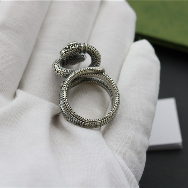High Quality Products Ring Unisex Silver Plated Double Headed Three Dimensional Spirit Snake Retro Rings
High Quality Products Ring Unisex Silver Plated Double Headed Three Dimensional Spirit Snake Retro Rings