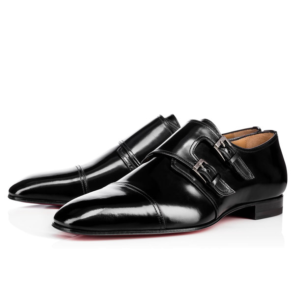 luxury designer red bottom mortimer flat coffee,black leather monk strap loafers shoes gentleman business,party wedding perfect gift Black
luxury designer red bottom mortimer flat coffee,black leather monk strap loafers shoes gentleman business,party wedding perfect gift Black