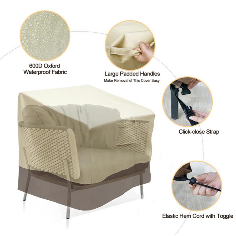 Oxford Cloth Patio Chair Cover Yard Garden Rain Proof Reusable Lounge Outdoor Waterproof Furniture Protection Lawn Heavy Duty
Oxford Cloth Patio Chair Cover Yard Garden Rain Proof Reusable Lounge Outdoor Waterproof Furniture Protection Lawn Heavy Duty