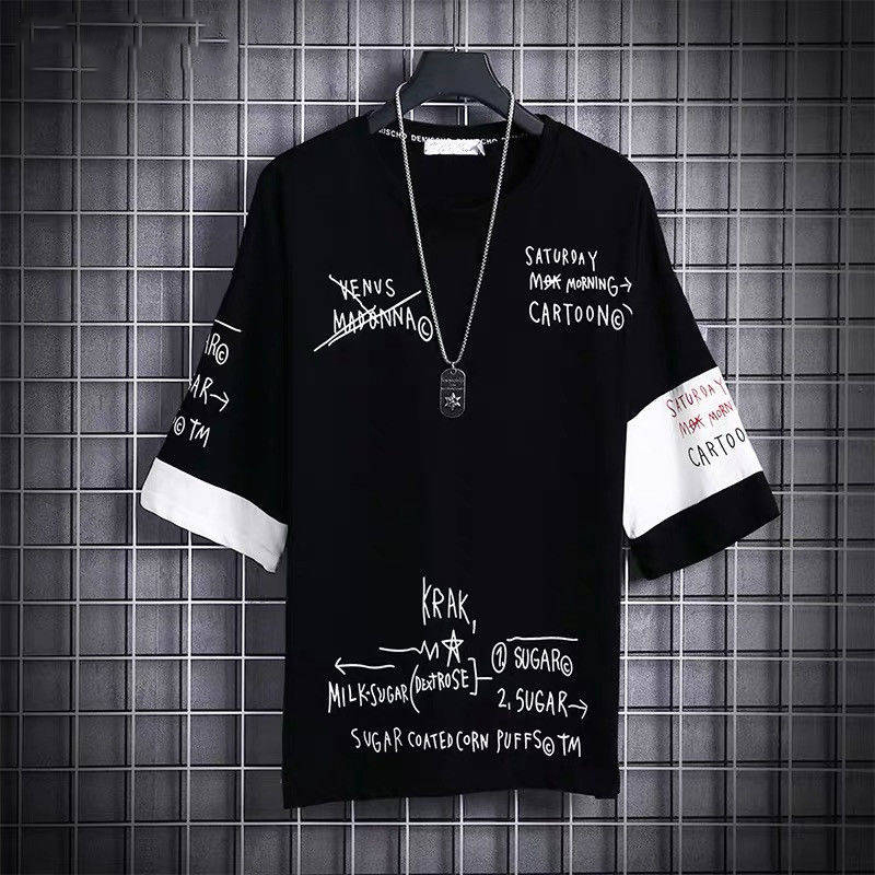 2021 New Homens Hip Hop Streetwear Engraado Letra T-shirt Vero Harajuku Camiseta De Manga Curta Tops t Camisa Skate 5kc1
2021 New Homens Hip Hop Streetwear Engraado Letra T-shirt Vero Harajuku Camiseta De Manga Curta Tops t Camisa Skate 5kc1
