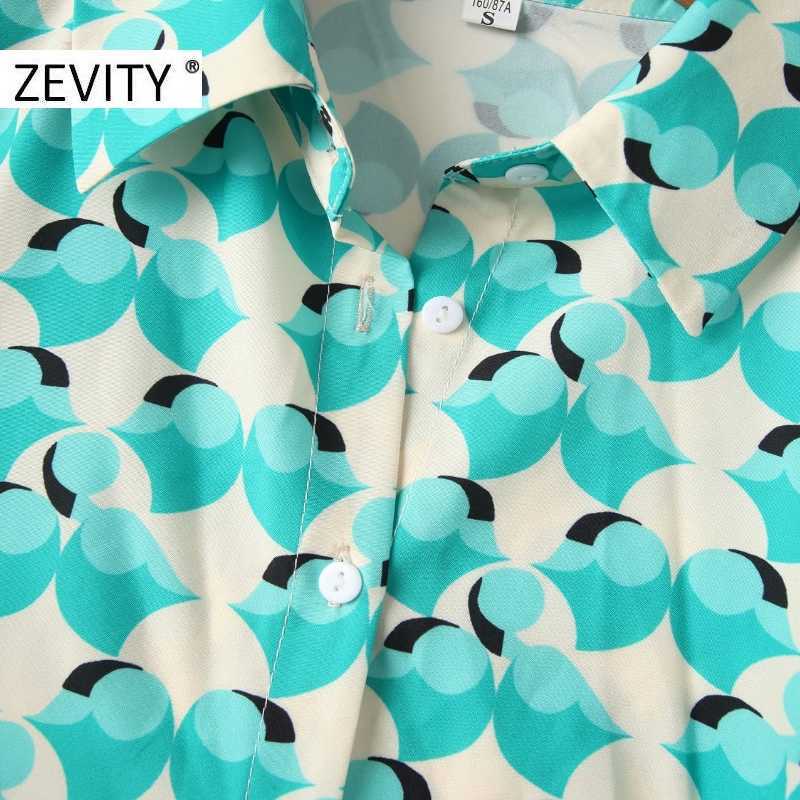 ZEVITY Women fashion short sleeve Floral Print Shirtdress office lady bow tie sashes Casual slim Vestido Chic Dresses DS4524 210603