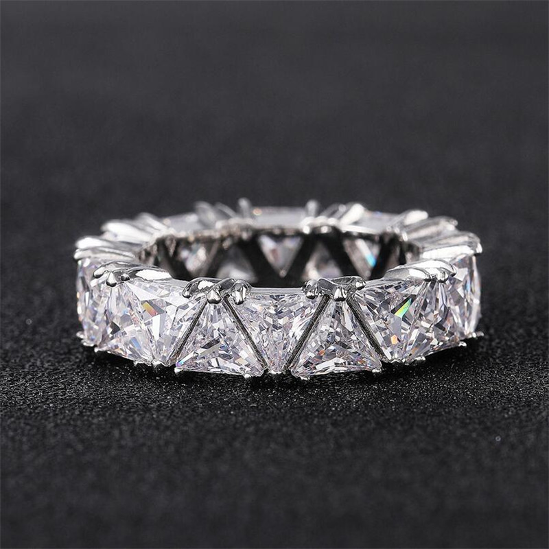 Choucong Brand Wedding Rings Luxury Jewelry 925 Sterling Silver Full Triangle 5A Zircon CZ Diamond Party E
Choucong Brand Wedding Rings Luxury Jewelry 925 Sterling Silver Full Triangle 5A Zircon CZ Diamond Party E