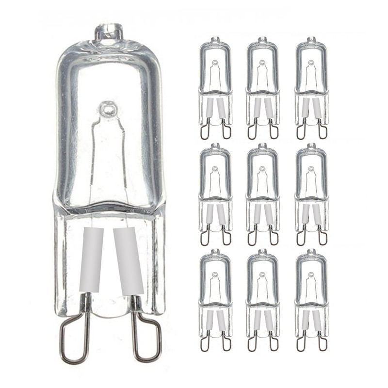 2pcs oven light bulb G9 high temperature bulbs Steamer lights lighting lamp 110v-220v 40w 500 degrees D2.0
