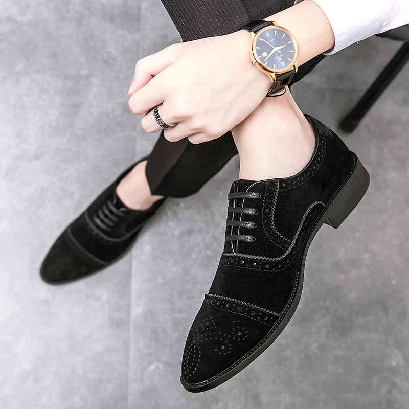 dress shoes men's shoes trend of fashion solid imitation suede sewing car hollow income casual business oxford ks004 tddo, Black
dress shoes men's shoes trend of fashion solid imitation suede sewing car hollow income casual business oxford ks004 tddo, Black
