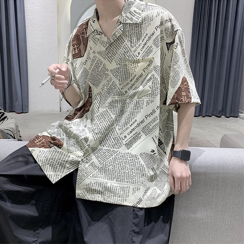 2021 New Summer Men's Short Sleeves Hawaiian Shirt Loose Camisa Social Masculina Streetwear Mens Fashion Clothes White Shirts -xl 92ab
2021 New Summer Men's Short Sleeves Hawaiian Shirt Loose Camisa Social Masculina Streetwear Mens Fashion Clothes White Shirts -xl 92ab