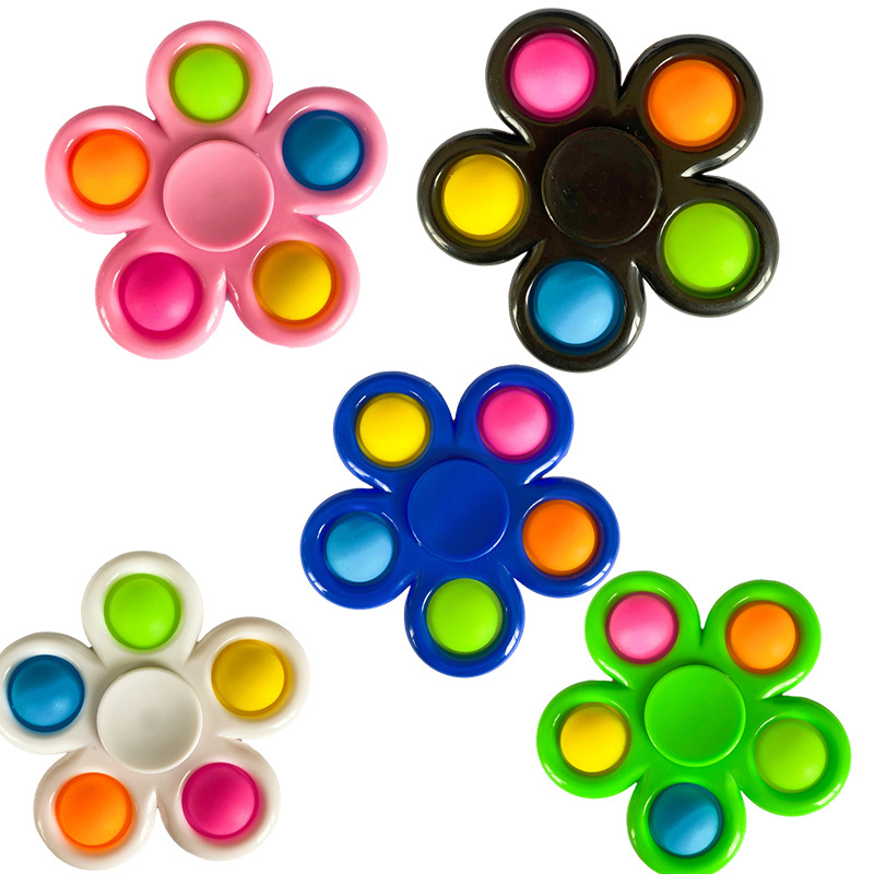 Black Push bubble pop Fidget Spinner Party Favor flower Bubbles Sensory decompression figit Toys spinners wholesale
Black Push bubble pop Fidget Spinner Party Favor flower Bubbles Sensory decompression figit Toys spinners wholesale