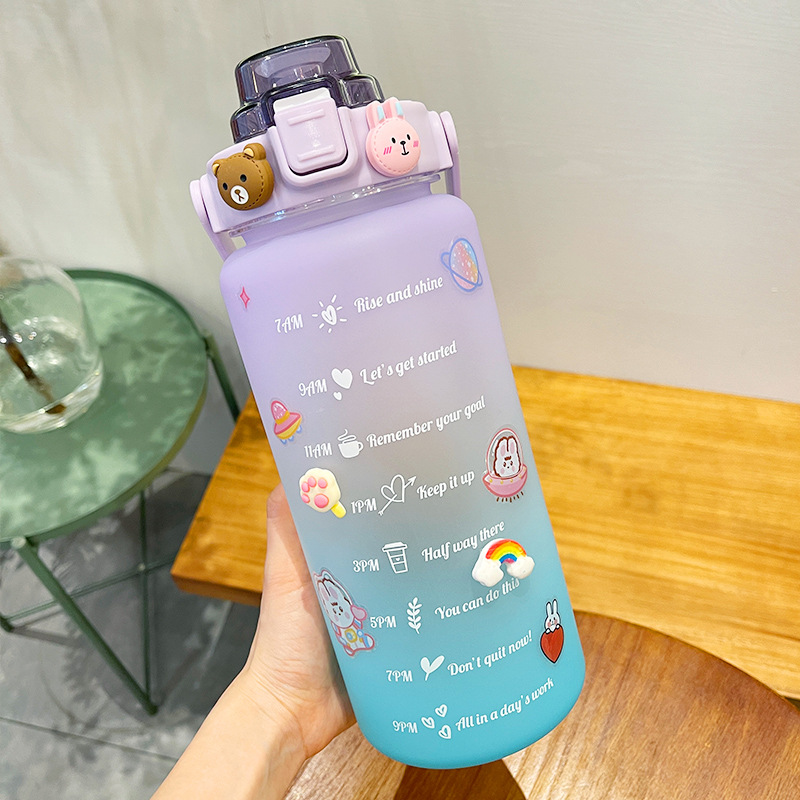 2000 Ml Big Water Cup Summer Portable Gradient Frosted Sports Kettle Large Capacity Space Bottle Male and Female Students Bottle
2000 Ml Big Water Cup Summer Portable Gradient Frosted Sports Kettle Large Capacity Space Bottle Male and Female Students Bottle
