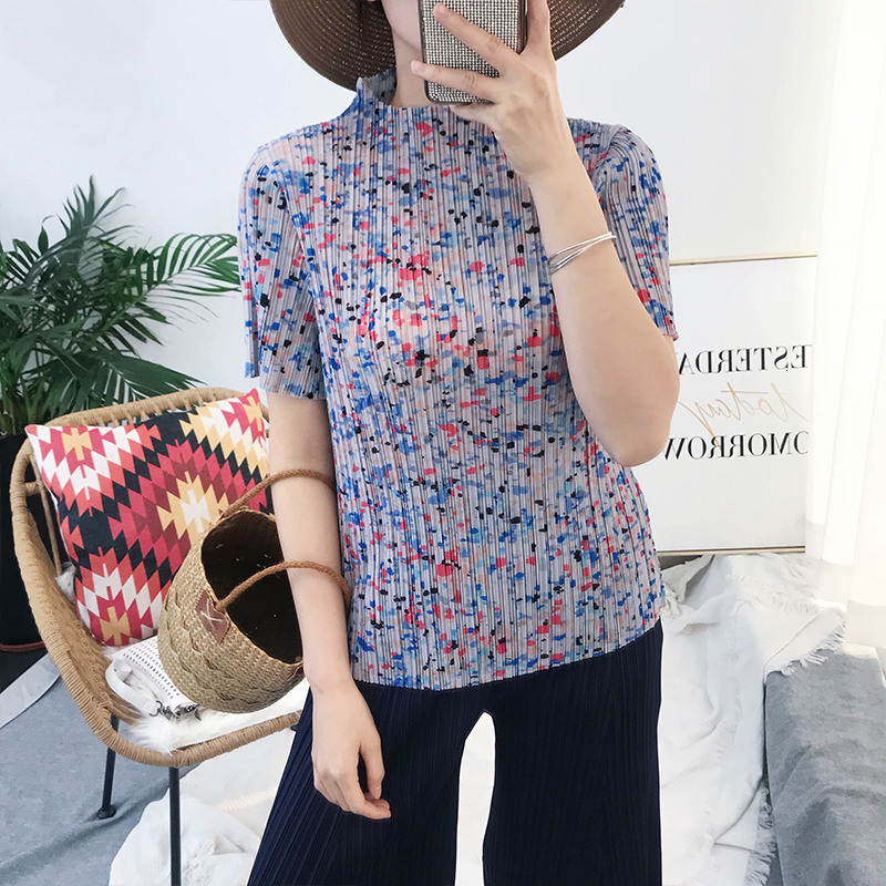 2021 New Spring Summer Pleated Angel Trendy Top Korean Style Loose Turtleneck Purple Spot Aesthetic Pattern Clothes T-shirt Sbrk, Photo color2
2021 New Spring Summer Pleated Angel Trendy Top Korean Style Loose Turtleneck Purple Spot Aesthetic Pattern Clothes T-shirt Sbrk, Photo color2