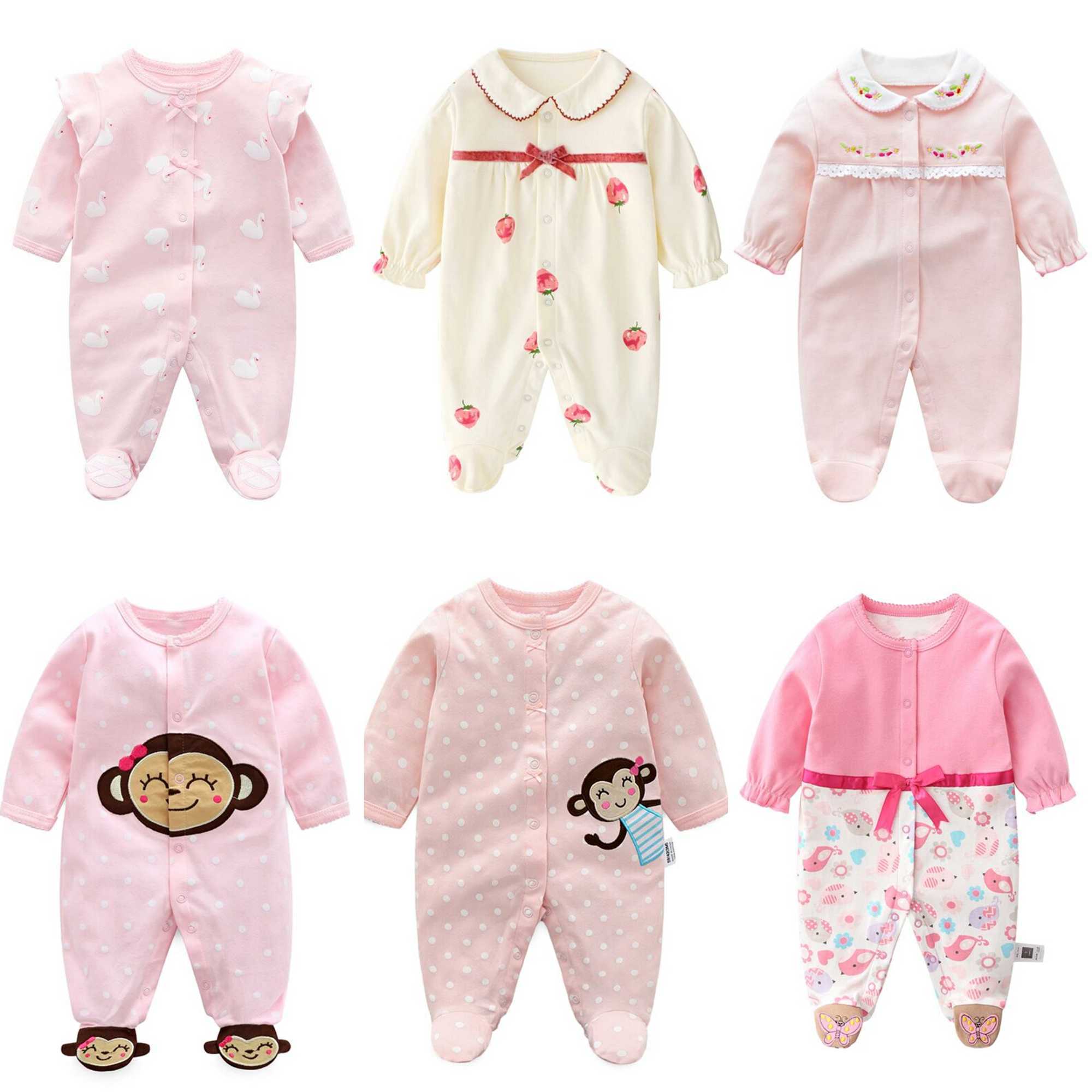 Autumn born Baby girls clothes pink princess baby girls rompers long Sleeve clothing roupas infantis menino Overalls Costume 210722
Autumn born Baby girls clothes pink princess baby girls rompers long Sleeve clothing roupas infantis menino Overalls Costume 210722