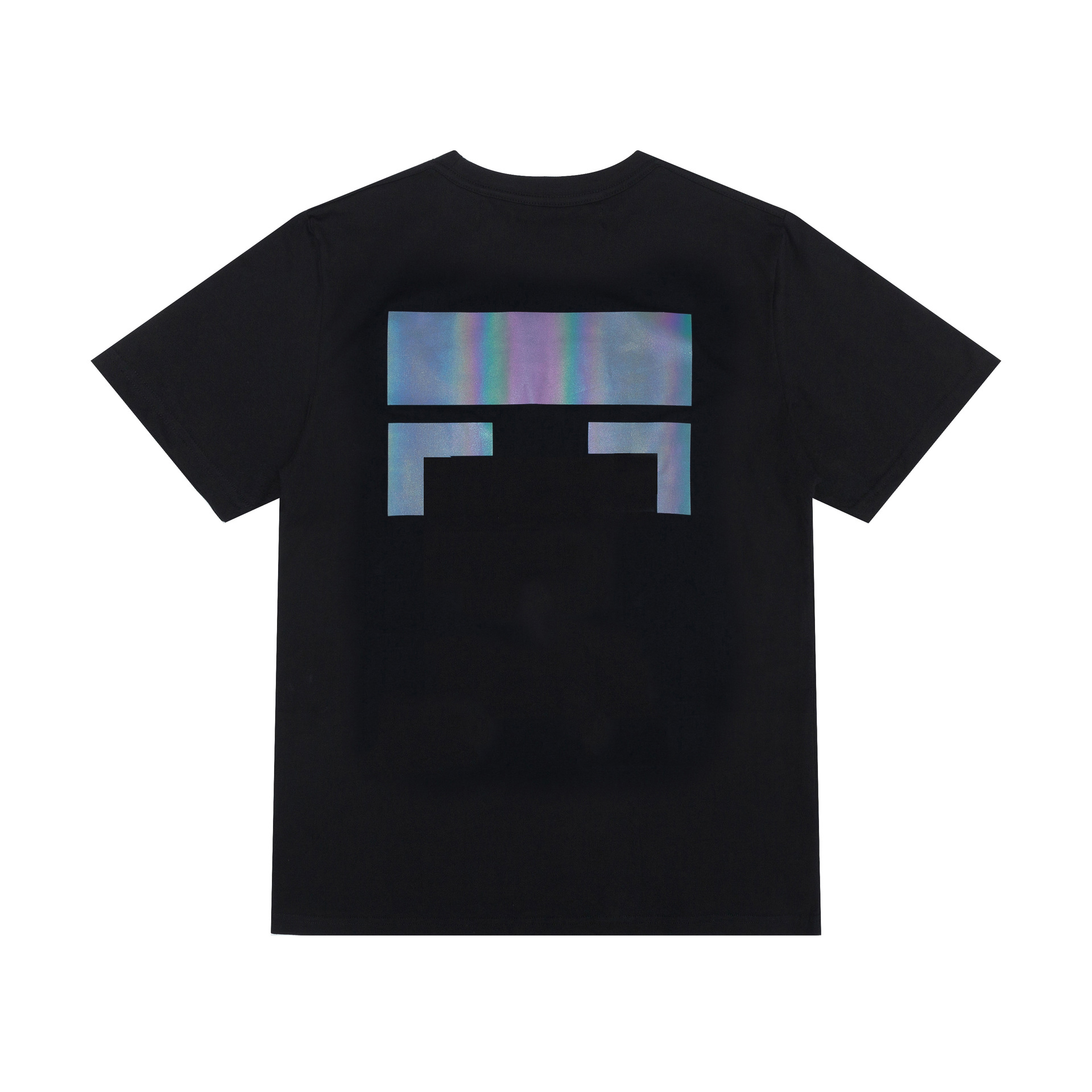 Fashion Designer Cotton Short Sleeves Colorful Reflect T Shirt Mens Top Tee T-shirt Casual Women Tee Shirt X Printing Summer Tops