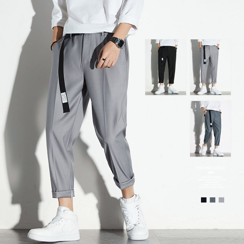 New Send Belt 2021 Casual Male Silk-free Fashion Lean Fit 3 Color Suit Big M-4xl Pants C722, Dark gray.
New Send Belt 2021 Casual Male Silk-free Fashion Lean Fit 3 Color Suit Big M-4xl Pants C722, Dark gray.