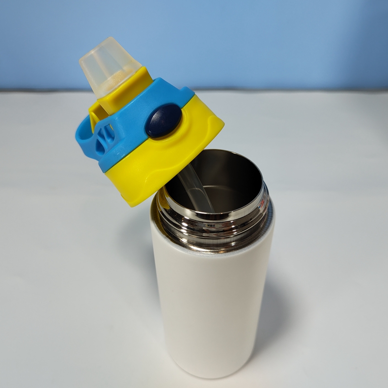 US Warehouse 12oz 20oz Sublimation STRAIGHT Sippy Cups Kids Water Bottle with flip on the top Stainless Steel Baby Bottle Feeding Nursing Bottle