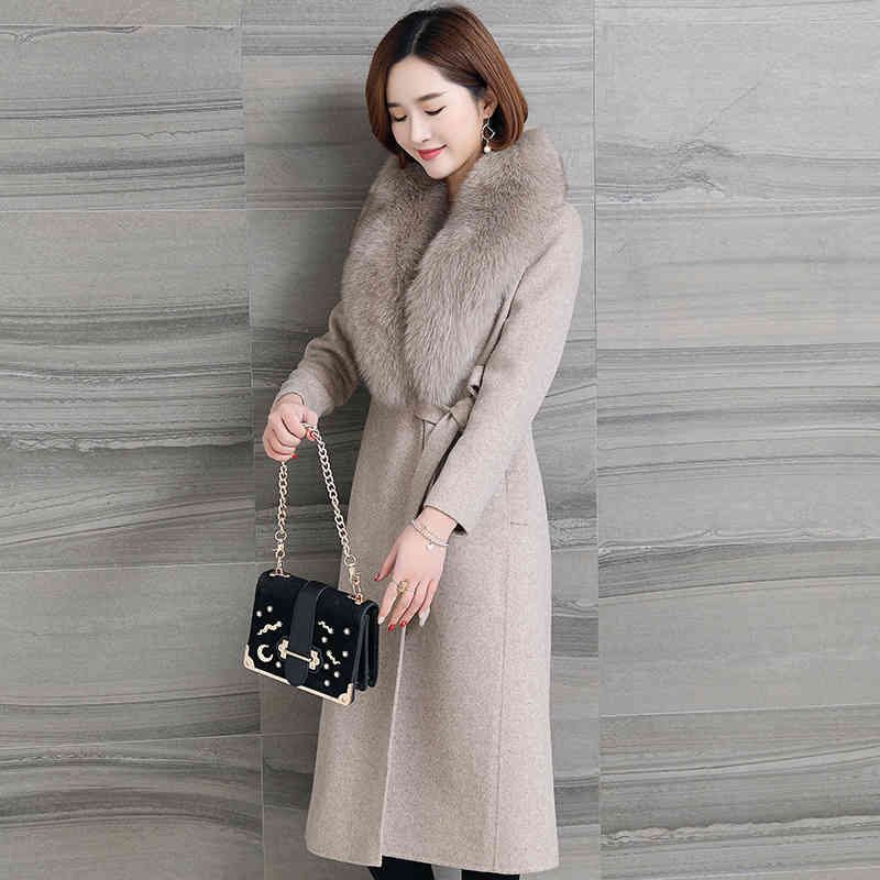 Women' Jackets Elegant fashion thin cashmere wool coat simple classical style long female autumn basic pockets, Camel
Women' Jackets Elegant fashion thin cashmere wool coat simple classical style long female autumn basic pockets, Camel