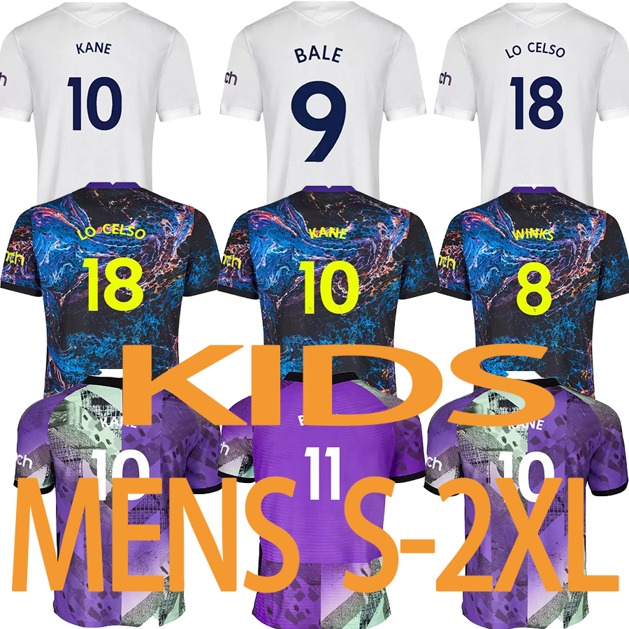 21 22 KANE SON BALE ROMERO BERGWIJN Soccer Jersey 2021 2022 LUCAS DELE Football kit shirt NDOMBELE tops kids sets socks uniform top thailand quality, Third
21 22 KANE SON BALE ROMERO BERGWIJN Soccer Jersey 2021 2022 LUCAS DELE Football kit shirt NDOMBELE tops kids sets socks uniform top thailand quality, Third