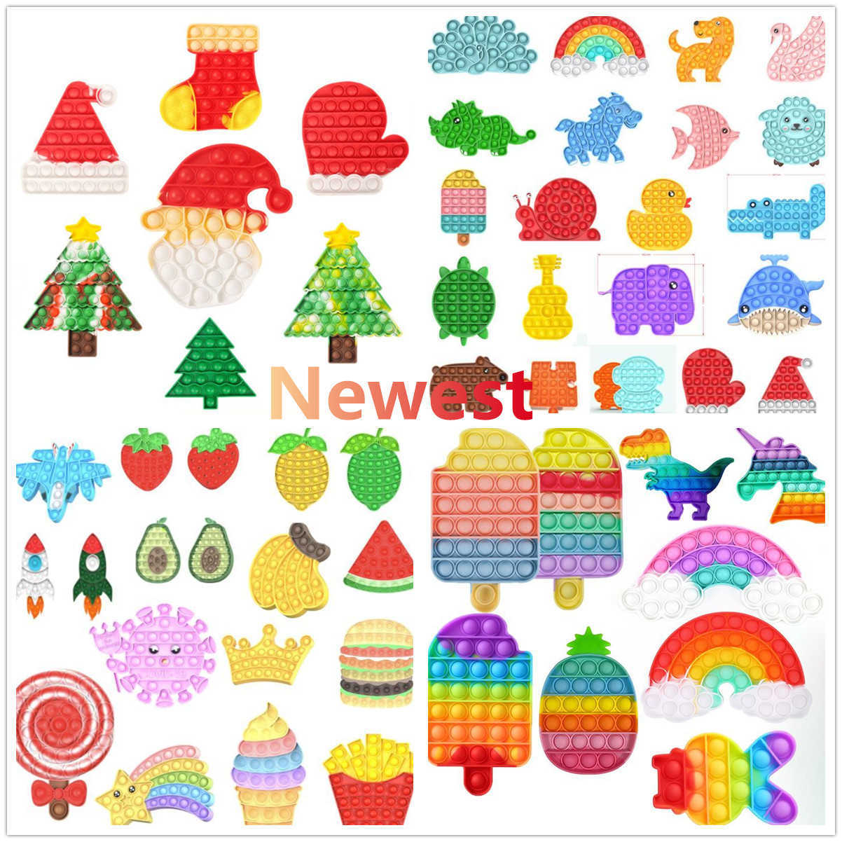 Fidget Toys Christmas Tree Shape Push It Bubble Sensory Autism Special Needs Stress Reliever Squeeze Decompression For Kids Party Favor
Fidget Toys Christmas Tree Shape Push It Bubble Sensory Autism Special Needs Stress Reliever Squeeze Decompression For Kids Party Favor