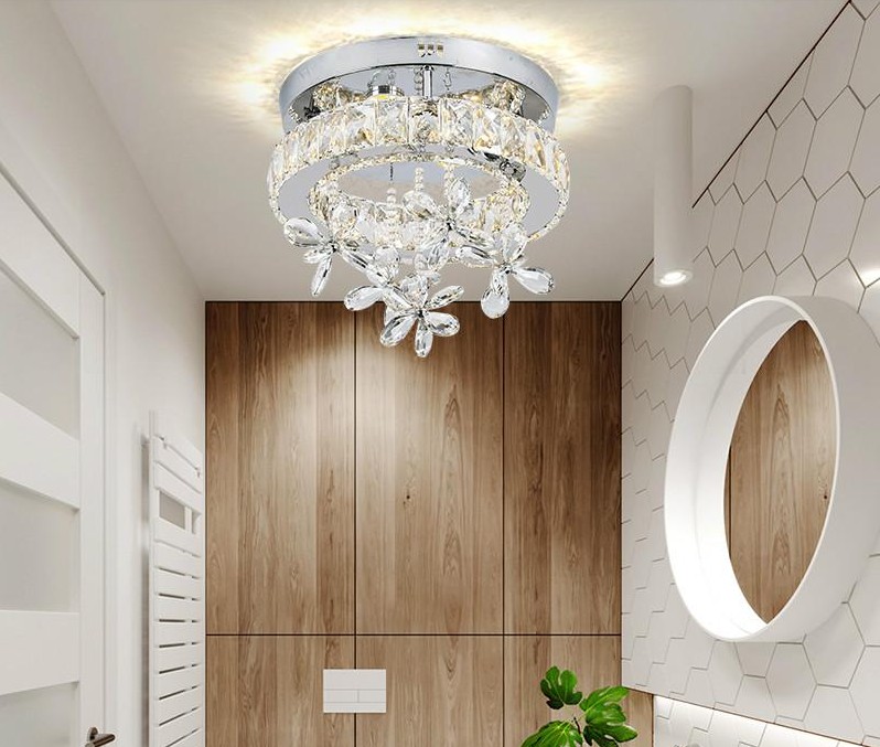 Modern Simple Stainless Steel Lustre Ceiling Lights 90V~260V LED Clear Crystal Decoration For Living Room Bedroom Restaurant Lamps
Modern Simple Stainless Steel Lustre Ceiling Lights 90V~260V LED Clear Crystal Decoration For Living Room Bedroom Restaurant Lamps