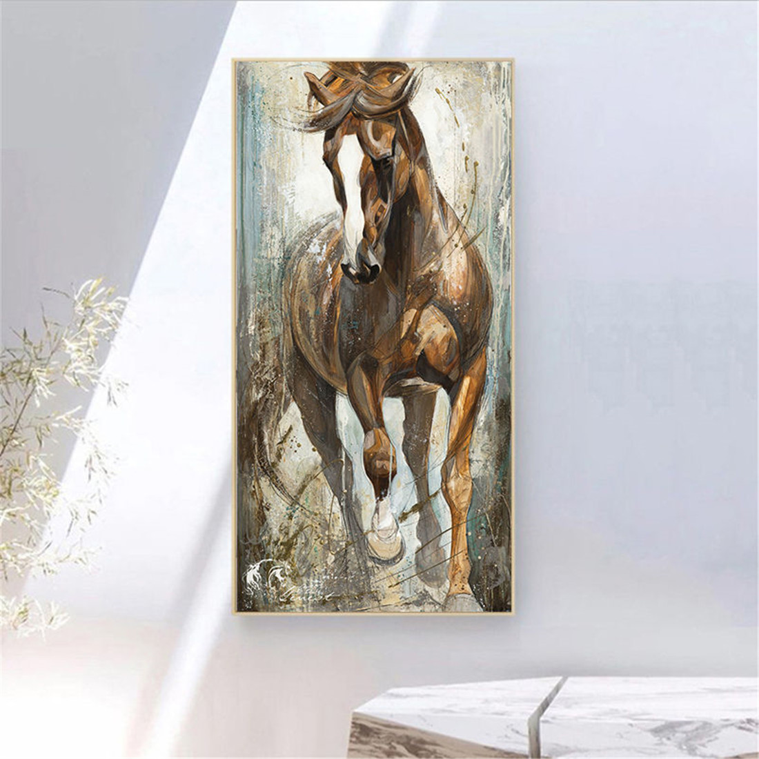 Modern Vertical Canvas Horse Painting Cuadros Paintings on the Wall Home Decor Canvas Posters Prints Pictures Art no frame
Modern Vertical Canvas Horse Painting Cuadros Paintings on the Wall Home Decor Canvas Posters Prints Pictures Art no frame
