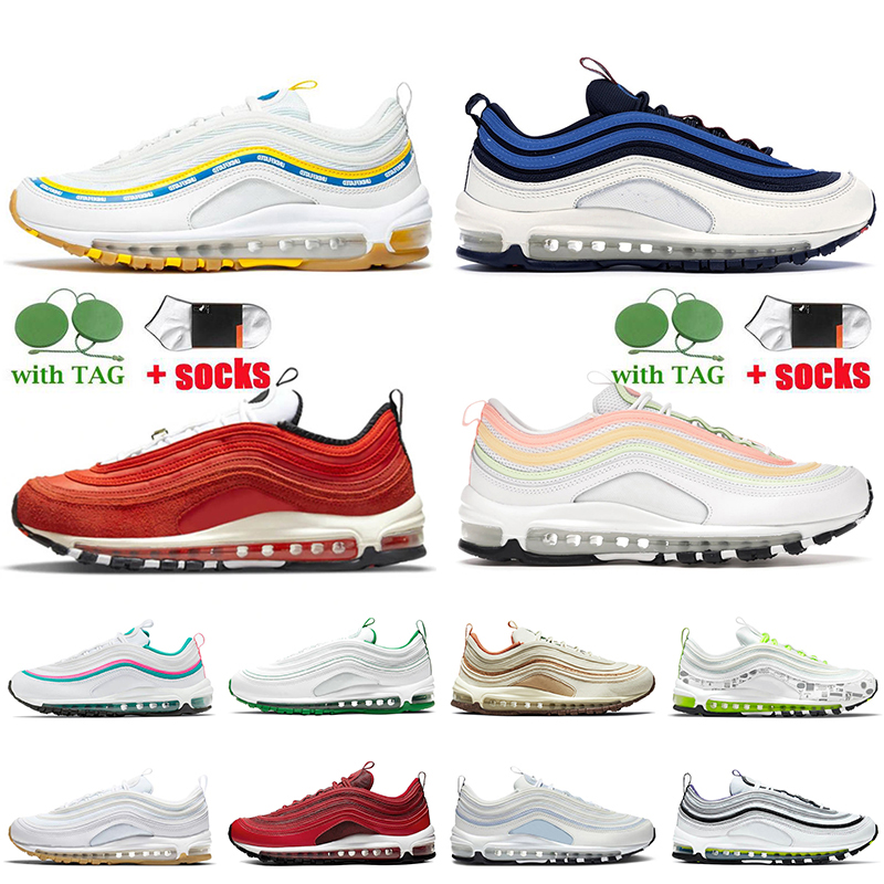 Top Quality Nik Air Max 97 Women Mens Running Shoes MSCHF Lil Nas X Satan Kaomoji AirMax 97s Sneakers Cork First Use Blood Orange South Beac
Top Quality Nik Air Max 97 Women Mens Running Shoes MSCHF Lil Nas X Satan Kaomoji AirMax 97s Sneakers Cork First Use Blood Orange South Beac