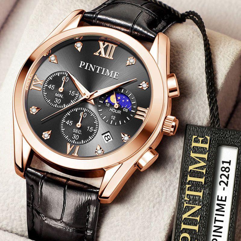 Wristwatches Fashion Quartz Sports Watch For Men Retro Stars Leather Band Men's Wristwatch With Diamond Luminous Pointer Relogio Masculino, Ps2881cw
Wristwatches Fashion Quartz Sports Watch For Men Retro Stars Leather Band Men's Wristwatch With Diamond Luminous Pointer Relogio Masculino, Ps2881cw