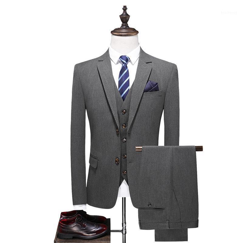 Men' Tracksuits Double Splits Light Gray Men Wedding Suits 2021 Slim Fit Costume Mariage Homme 3 Pieces Formal Business Dress For, Black
Men' Tracksuits Double Splits Light Gray Men Wedding Suits 2021 Slim Fit Costume Mariage Homme 3 Pieces Formal Business Dress For, Black