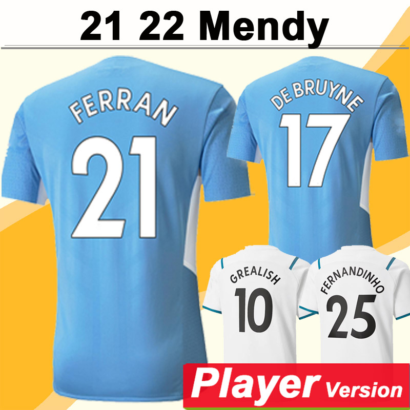 21 22 STERLING DE BRUYNE MENDY Player Version Mens Soccer Jerseys RODRIGO BERNARDO FERNANDINHO Football Shirt Short Sleeve Uniforms, Qy1166 21 22 home p. leagu. patch
21 22 STERLING DE BRUYNE MENDY Player Version Mens Soccer Jerseys RODRIGO BERNARDO FERNANDINHO Football Shirt Short Sleeve Uniforms, Qy1166 21 22 home p. leagu. patch