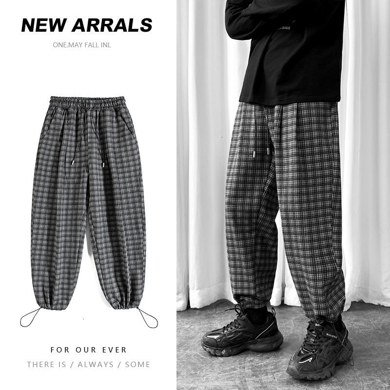 2021 New Autumn Cotton Plaid Men' Fashion Retro Straight Casual Men Streetwear Wild Loose Hip-hop Wide-leg Pants Mens -2xl Ix5y, Black
2021 New Autumn Cotton Plaid Men' Fashion Retro Straight Casual Men Streetwear Wild Loose Hip-hop Wide-leg Pants Mens -2xl Ix5y, Black