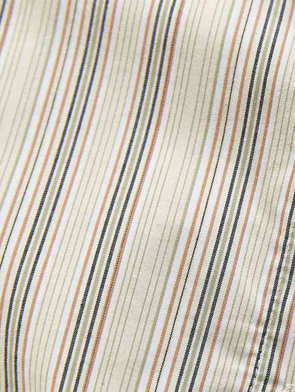 Baby Block Striped Button Back Dress SHE