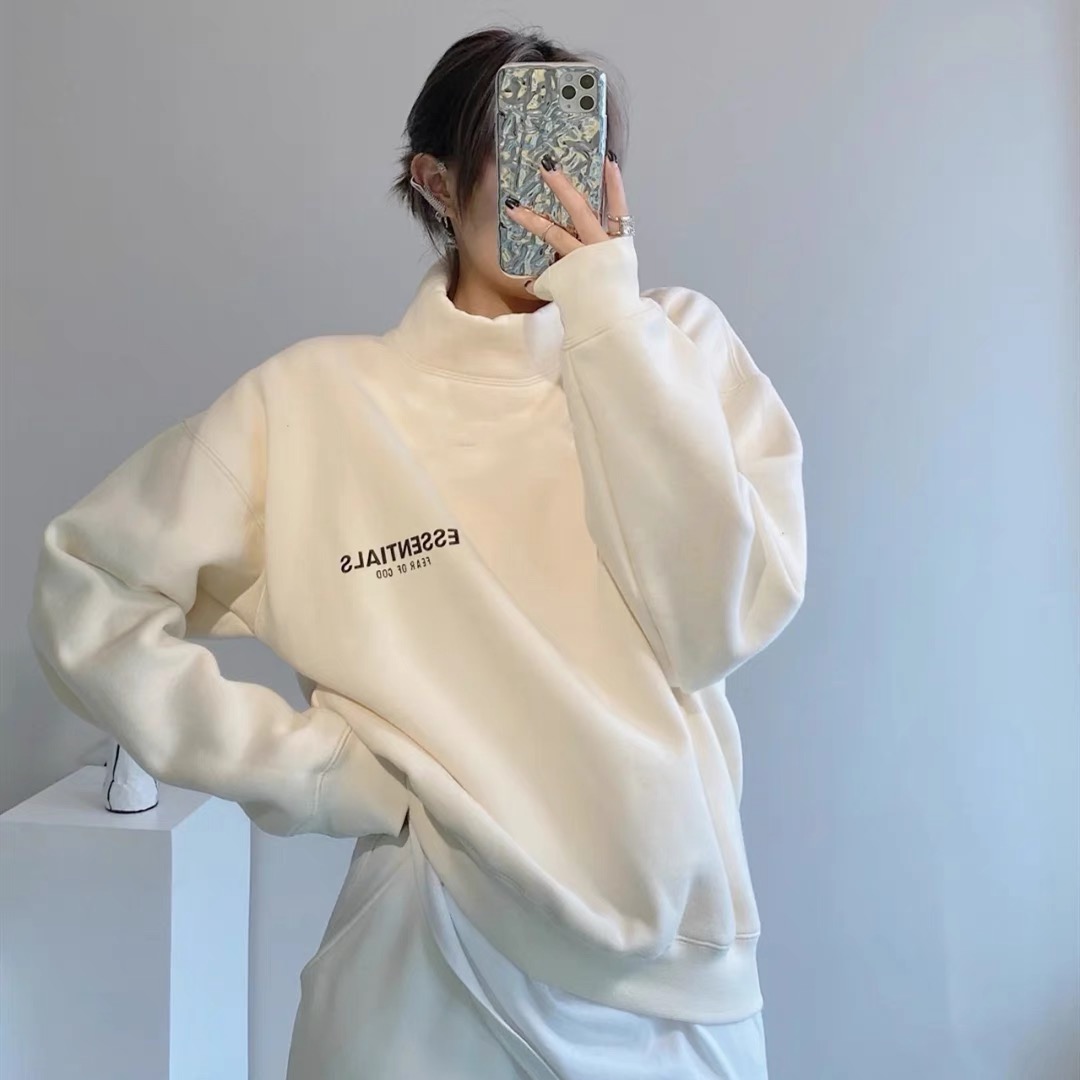 Mens Fear of god hoodie hoodies reflective print FOG sweatshirts leather label essential letter slogan high neck men women couple Plus velvet sweater coat, I need look other product
Mens Fear of god hoodie hoodies reflective print FOG sweatshirts leather label essential letter slogan high neck men women couple Plus velvet sweater coat, I need look other product