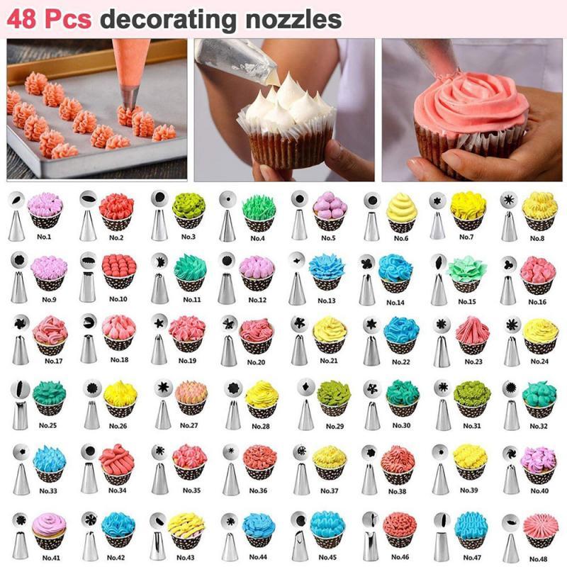 Pastry Bag Confectionery Accessories Nozzle Stainless Cream Cake Baking Tools Party Kitchen Dessert Tool Set
Pastry Bag Confectionery Accessories Nozzle Stainless Cream Cake Baking Tools Party Kitchen Dessert Tool Set