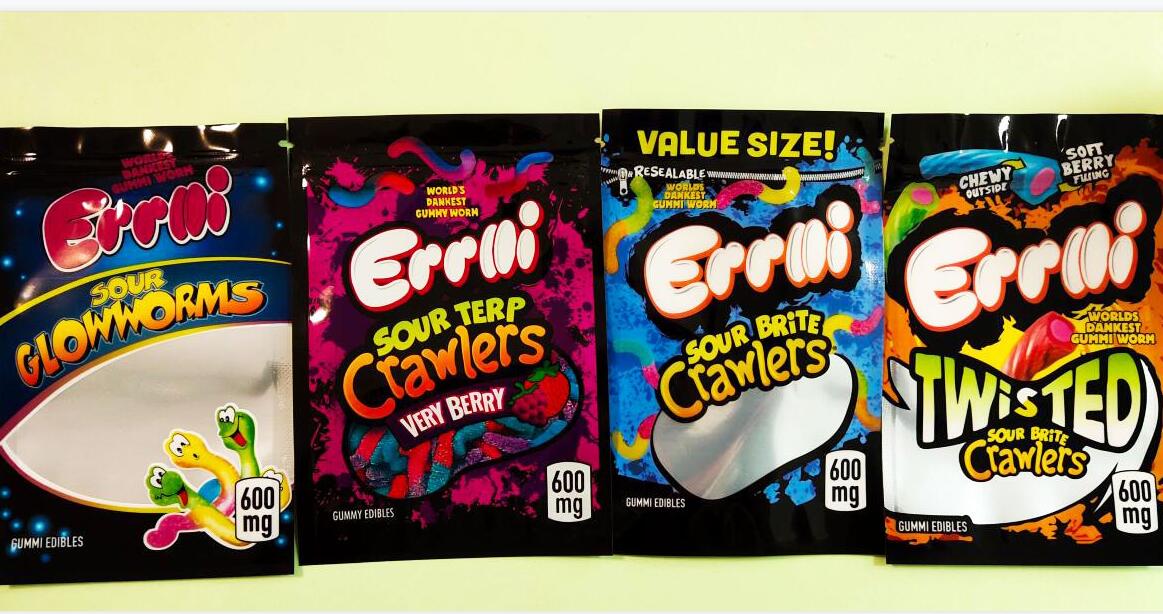 Order directly 100 pcs accept new design Errlli world dannest gummy worm plastic packaging bag with zi2021
Order directly 100 pcs accept new design Errlli world dannest gummy worm plastic packaging bag with zi2021