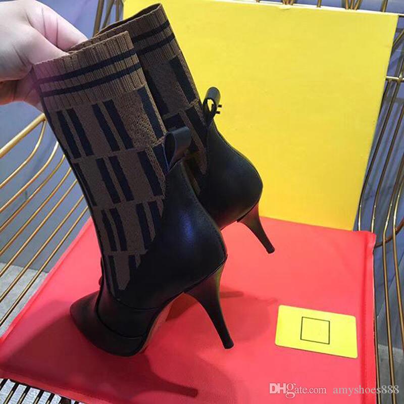 Luxury 2021 outdoor sexy fashion women's boots 22 inch flat knit socks 8CM breathable stretch pointed toe short heel 
Luxury 2021 outdoor sexy fashion women's boots 22 inch flat knit socks 8CM breathable stretch pointed toe short heel