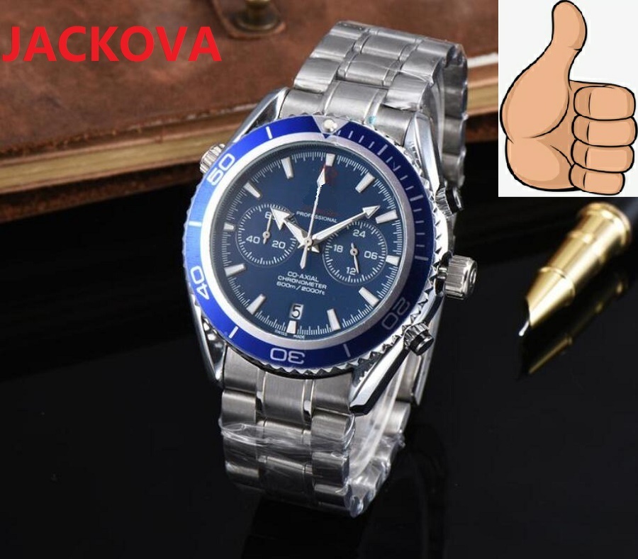 All Dials Working 42mm Quartz Chronograph Mens Watch High quality Full Solid Stainless Steel luxury male clock wholesales price Top style calendar wristwatch, As pic
All Dials Working 42mm Quartz Chronograph Mens Watch High quality Full Solid Stainless Steel luxury male clock wholesales price Top style calendar wristwatch, As pic