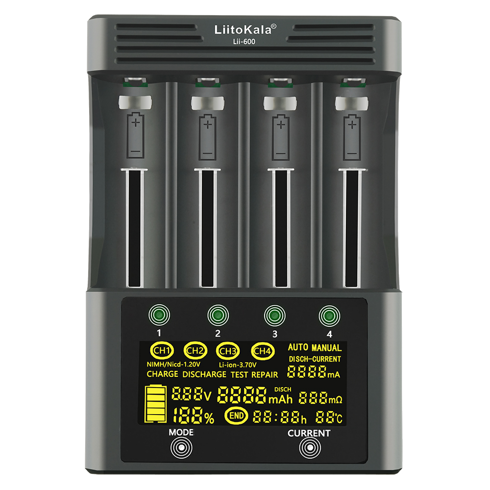 lii-600 lii-500S lii-500 pack LCD 3.7V 1.2V 18650 26650 16340 14500 10440 18500 20700B 21700 Battery Charger with screen
lii-600 lii-500S lii-500 pack LCD 3.7V 1.2V 18650 26650 16340 14500 10440 18500 20700B 21700 Battery Charger with screen