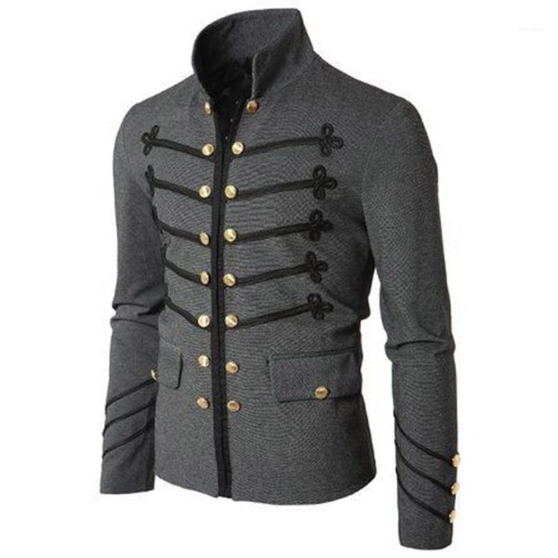 Men's Jackets Retro Mens Jacket Slim Size Plus 2021 Gothic Brocade Stand Collar Frock Coat Steampunk Victorian Morning Outwear1, Black
Men's Jackets Retro Mens Jacket Slim Size Plus 2021 Gothic Brocade Stand Collar Frock Coat Steampunk Victorian Morning Outwear1, Black