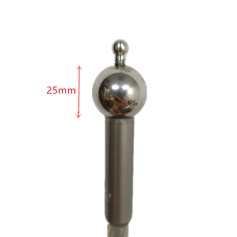 New Portable Wire Non Lethal Waist-wrapped Self-defense Quick Insertion Flexible Concealed Tactical Whip with 25MM Steel Ball