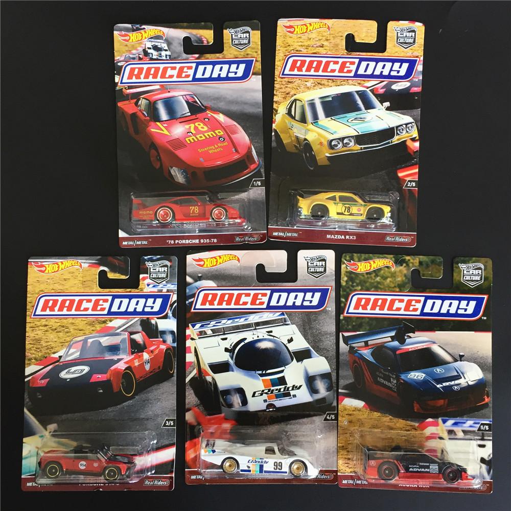 

Hot Wheels Car 1:64 Car Culture Race Day Collector Edition Metal Diecast Model Collection Kids Toys Vehicle Gift LJ200930