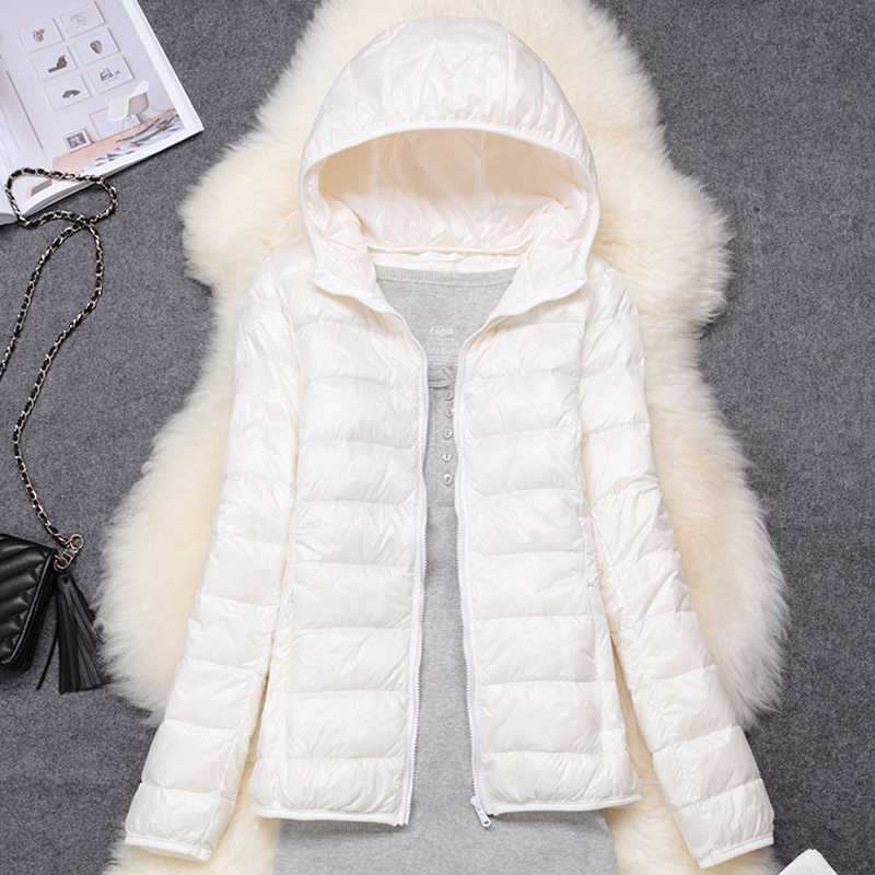 15 Colors Plus Size 5XL 6XL 7XL Women's Lightweight Packable Down Puffer Jacket Coat Winter Portable Outerwear 211013