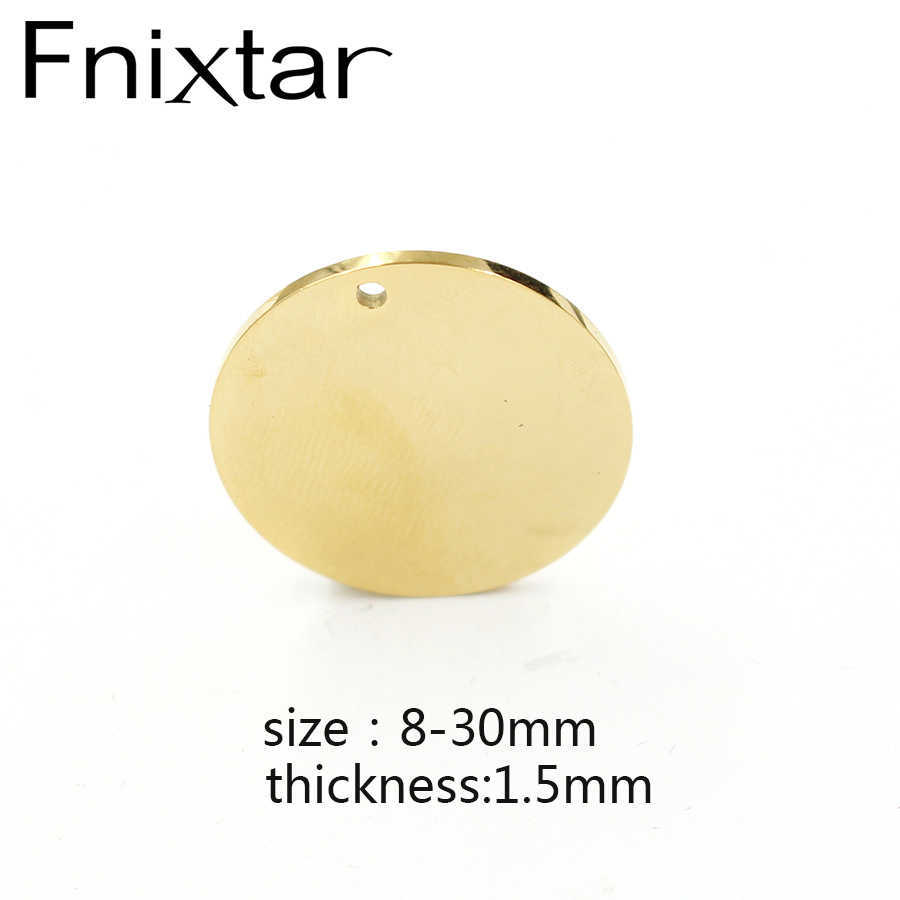 Fnixtar 20Pcs/Lot Size 8-30mm Mirror Polished Gold Color Stainless Steel Round Pendants Stamping Blanks For DIY Making Necklace 210720
Fnixtar 20Pcs/Lot Size 8-30mm Mirror Polished Gold Color Stainless Steel Round Pendants Stamping Blanks For DIY Making Necklace 210720