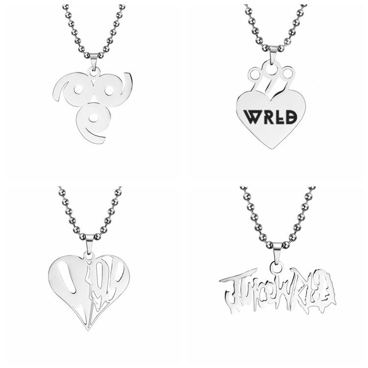 Pendant Necklaces 2021 Fashion Heart Rapper Juice WRLD Necklace Beaded Chain Stainless Steel 999 Gift For Men Fans Jewelry
Pendant Necklaces 2021 Fashion Heart Rapper Juice WRLD Necklace Beaded Chain Stainless Steel 999 Gift For Men Fans Jewelry