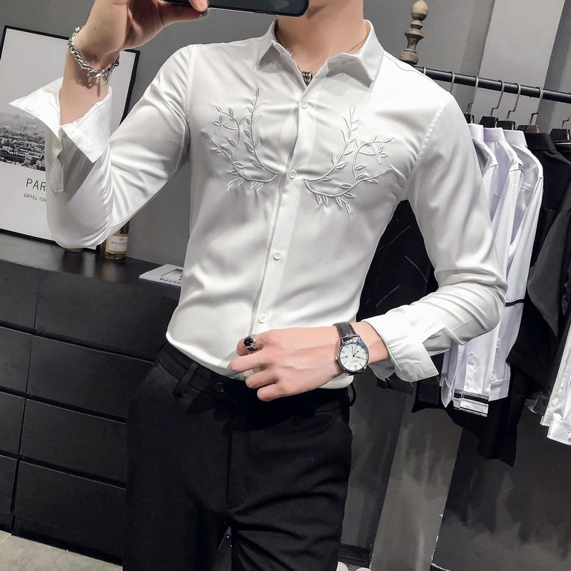 New Preto/branco 5xl-s Plus Size Bordados Camisas Roupas Masculinas 2021 Manga Longa Simples Todos Os Jogos Fino Ajuste Casual Clube Vestido, White
New Preto/branco 5xl-s Plus Size Bordados Camisas Roupas Masculinas 2021 Manga Longa Simples Todos Os Jogos Fino Ajuste Casual Clube Vestido, White