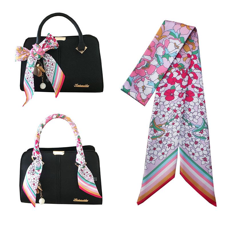 Scarves 2021 Design Scarf Paisley Print Silk Tie Women Handle Bag Ribbons Fashion Head Band Small Long
Scarves 2021 Design Scarf Paisley Print Silk Tie Women Handle Bag Ribbons Fashion Head Band Small Long