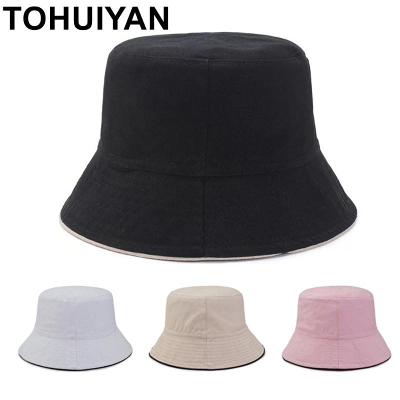 Cloches TOHUIYAN 2021 Plain Solid Bucket Hats Men Women Summer Chapeu Feminino 100% Cotton Sun Bob Cap Comfortable Fisherman Panama, White
Cloches TOHUIYAN 2021 Plain Solid Bucket Hats Men Women Summer Chapeu Feminino 100% Cotton Sun Bob Cap Comfortable Fisherman Panama, White