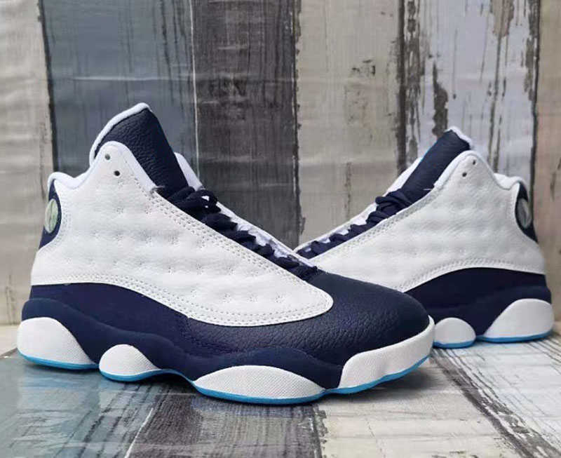 Obsidian Jumpman 13 White Dark Powder Blue Men Basketball Shoes Good Quality 13s Mens Athletic Sports Sneakers with box
Obsidian Jumpman 13 White Dark Powder Blue Men Basketball Shoes Good Quality 13s Mens Athletic Sports Sneakers with box