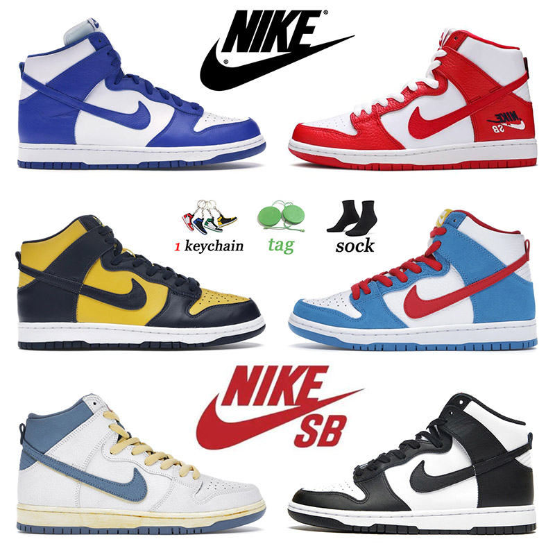 Top Fashion Sneakers SB Dunk High Michigan Panda Running Shoes Mens Womens Danny Supa Doraemon Carpet Company Trainers Skate 36-46
Top Fashion Sneakers SB Dunk High Michigan Panda Running Shoes Mens Womens Danny Supa Doraemon Carpet Company Trainers Skate 36-46