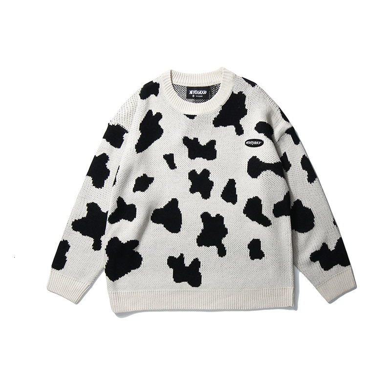 2021 New Japanese Retro Loose Cow Pattern Round Neck Sweaters Men and Women Pullover Knitted Oversize Casual Sweater Rjgd, White
2021 New Japanese Retro Loose Cow Pattern Round Neck Sweaters Men and Women Pullover Knitted Oversize Casual Sweater Rjgd, White