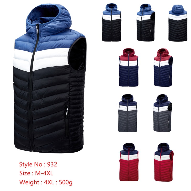 Men Splicing Waistcoat Down Coats Fashion Trend Windproof Warm Thicken Puffer Jacket Designer Winter Luxury Bread Vest Puff Jackets For Man, C2-932 black
Men Splicing Waistcoat Down Coats Fashion Trend Windproof Warm Thicken Puffer Jacket Designer Winter Luxury Bread Vest Puff Jackets For Man, C2-932 black